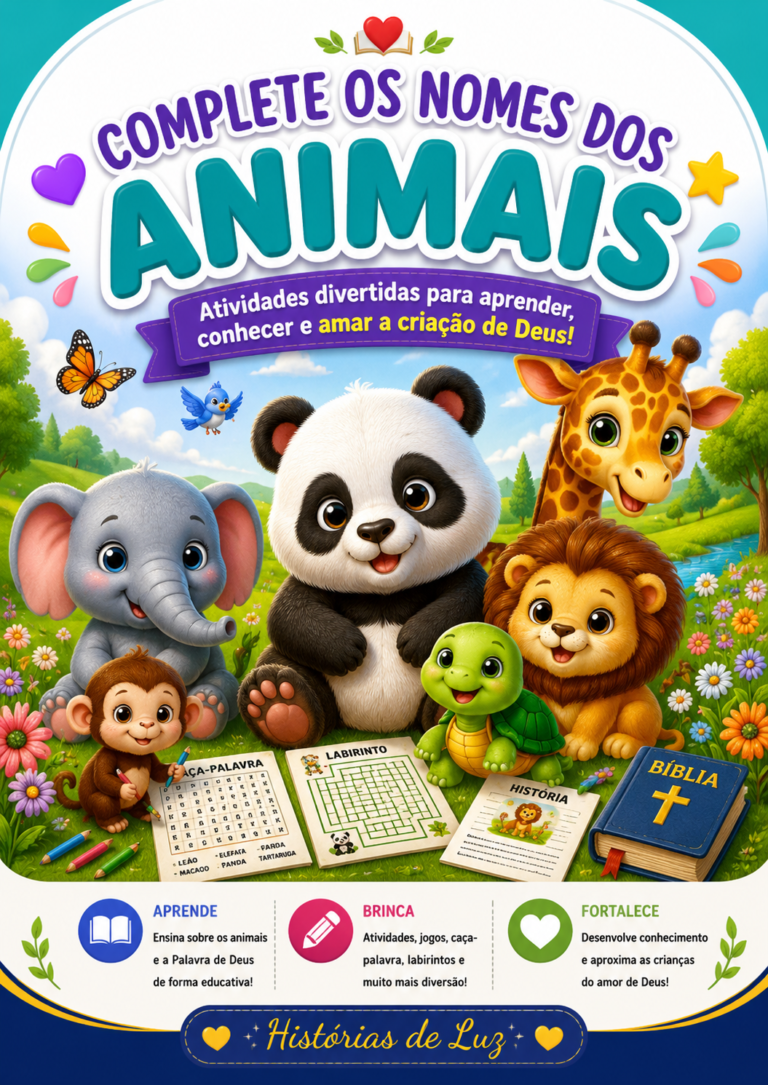 capa complete o nome dos animais 2026